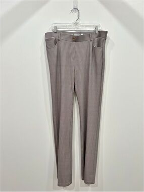 Betabrand Herringbone Print Yoga Work Pants